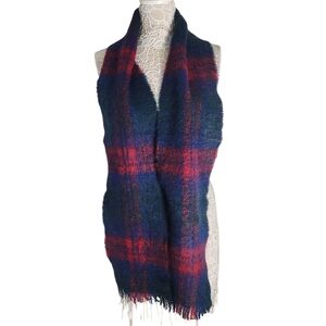 VTG Hills of Donegal Kennedy of Ardara 100% wool scarf unisex